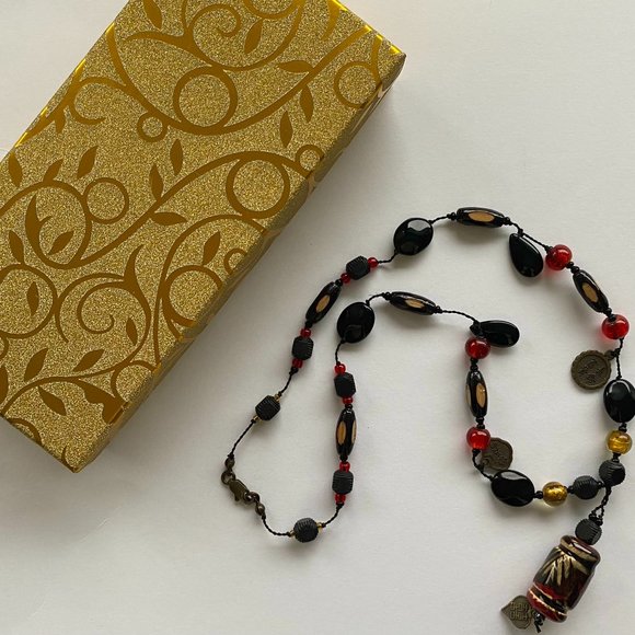 Handmade Beaded Necklace - Picture 1 of 3